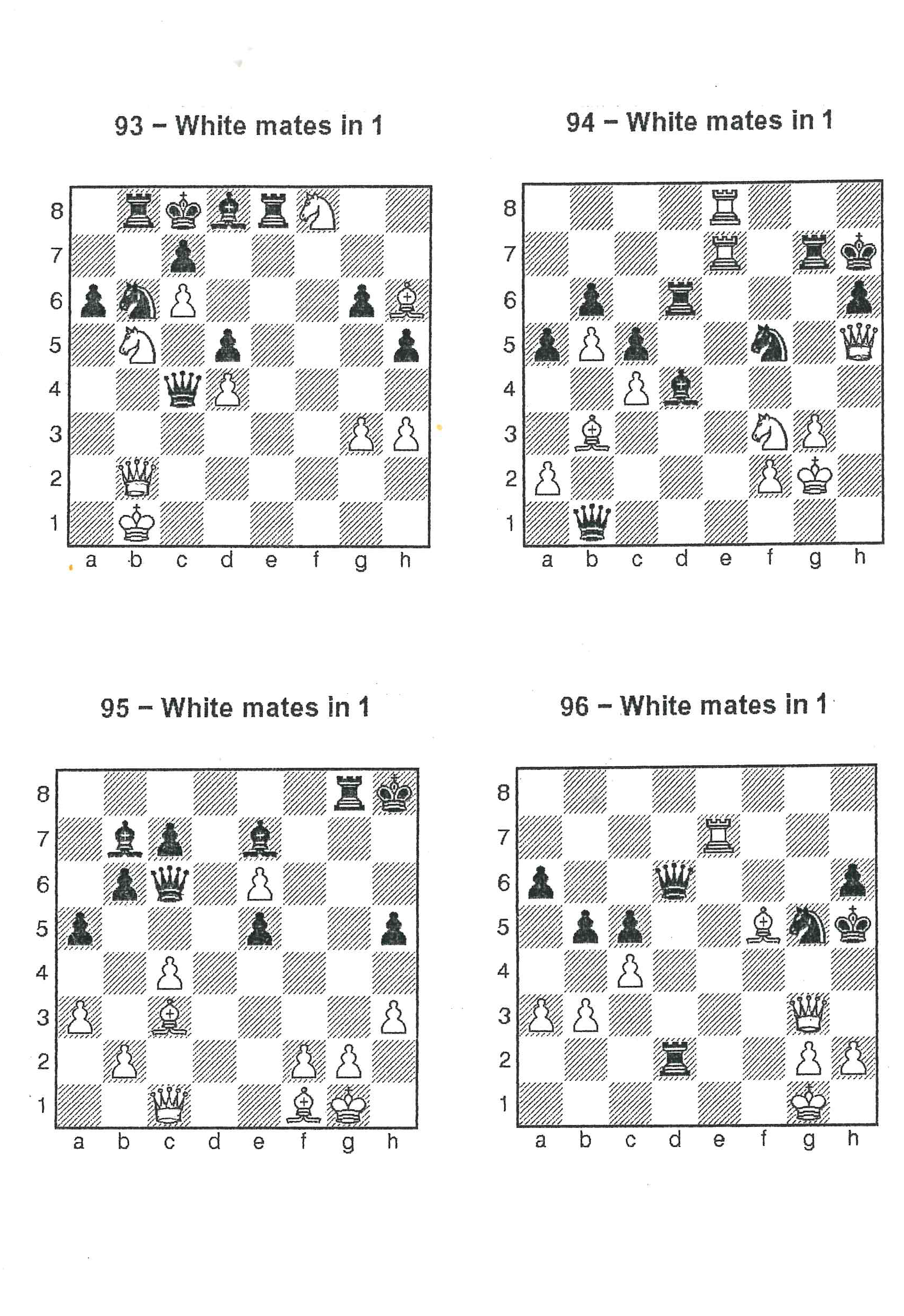 Chess Puzzles – Scoil na mBuachaillí, Clonakilty