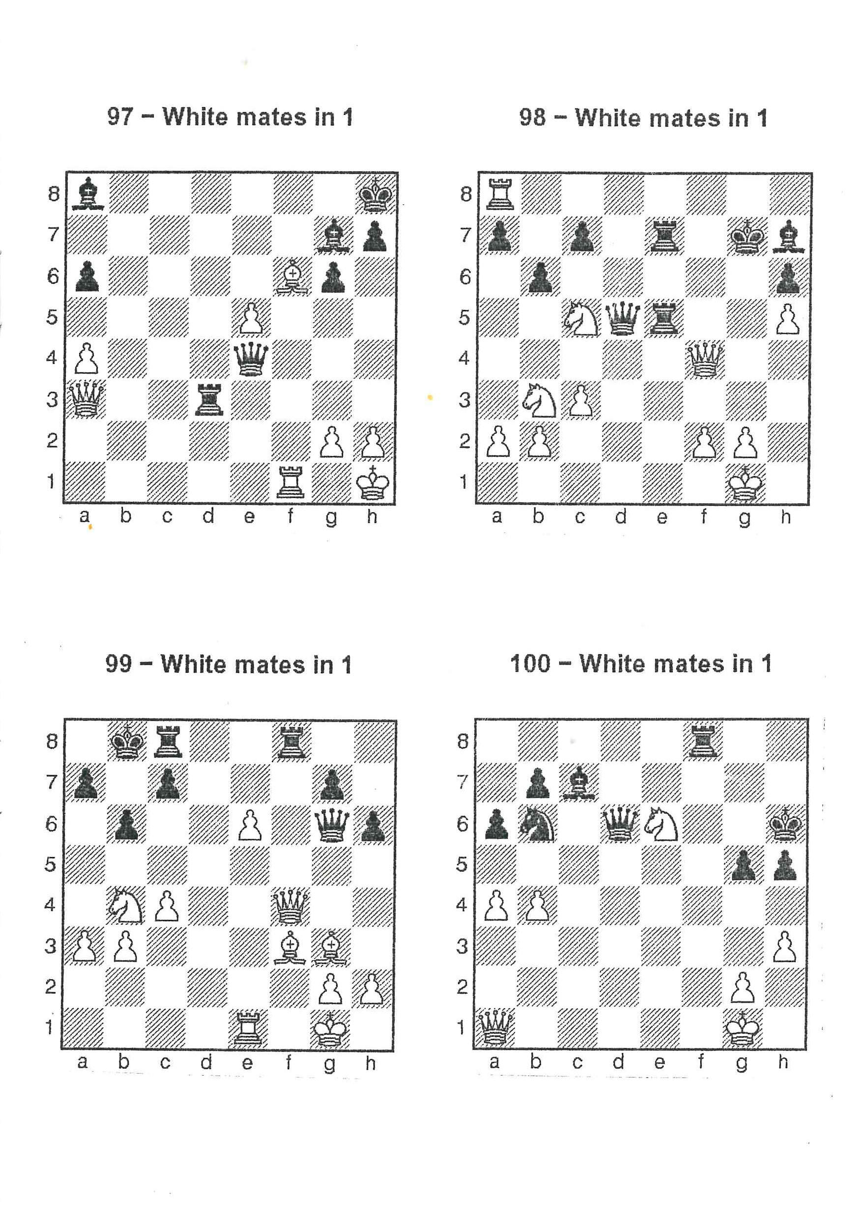 Chess Puzzles – Scoil na mBuachaillí, Clonakilty